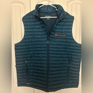 Eddie Bauer NWT Men’s Vest arctic blue Packable 3XL